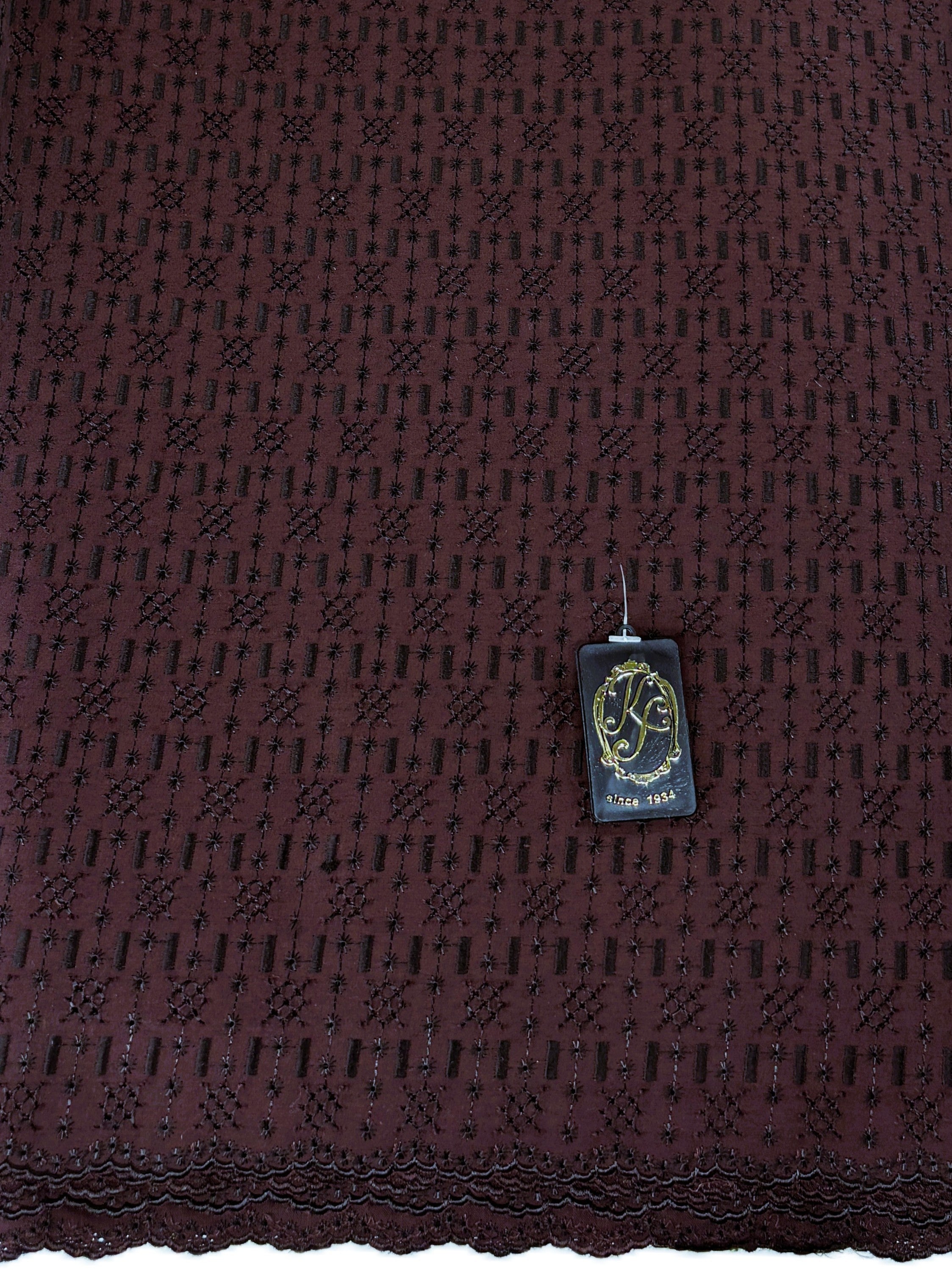 8168a Swiss Polish Cotton with Embroidery