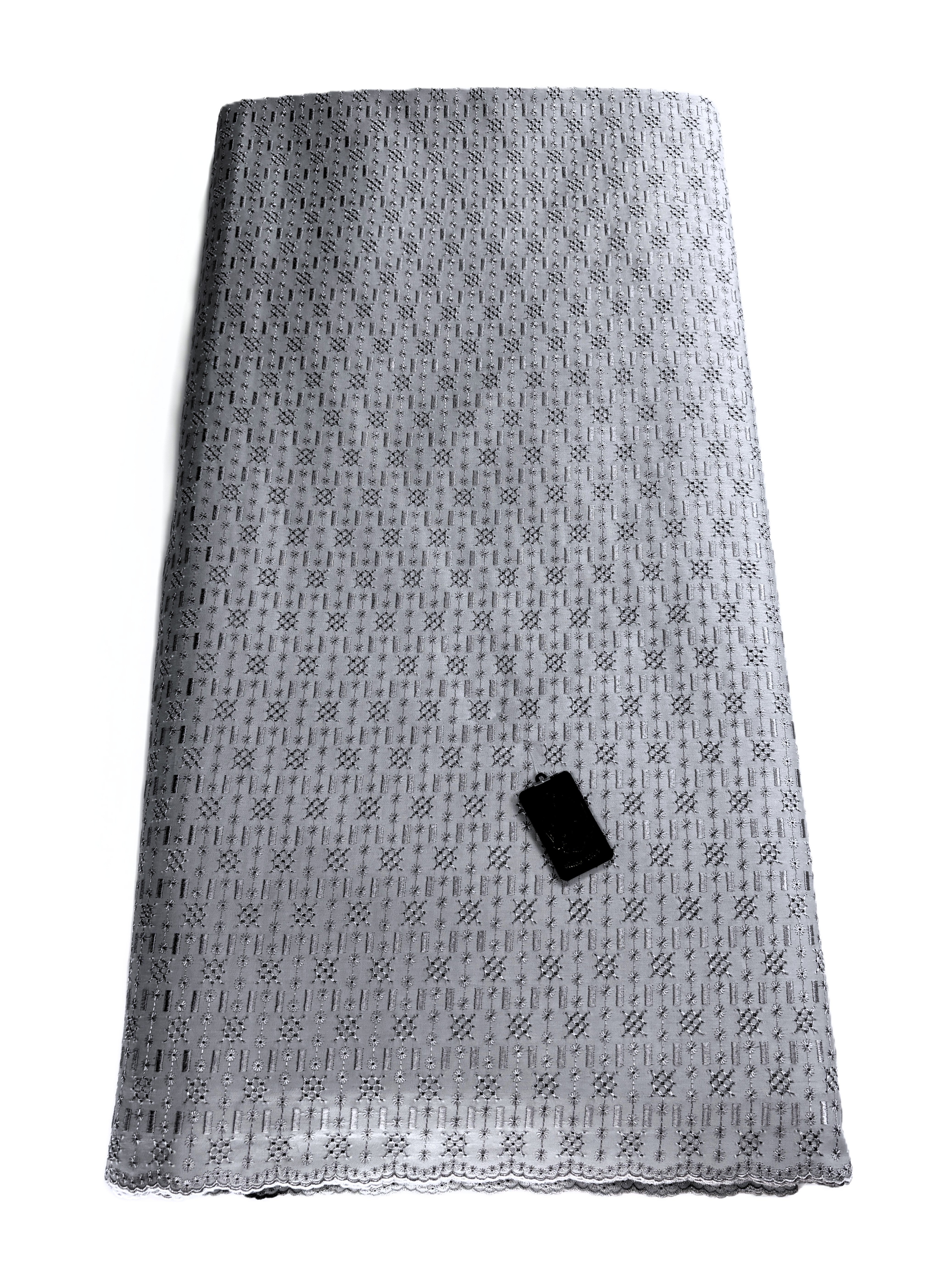 8168a Swiss Polish Cotton with Embroidery