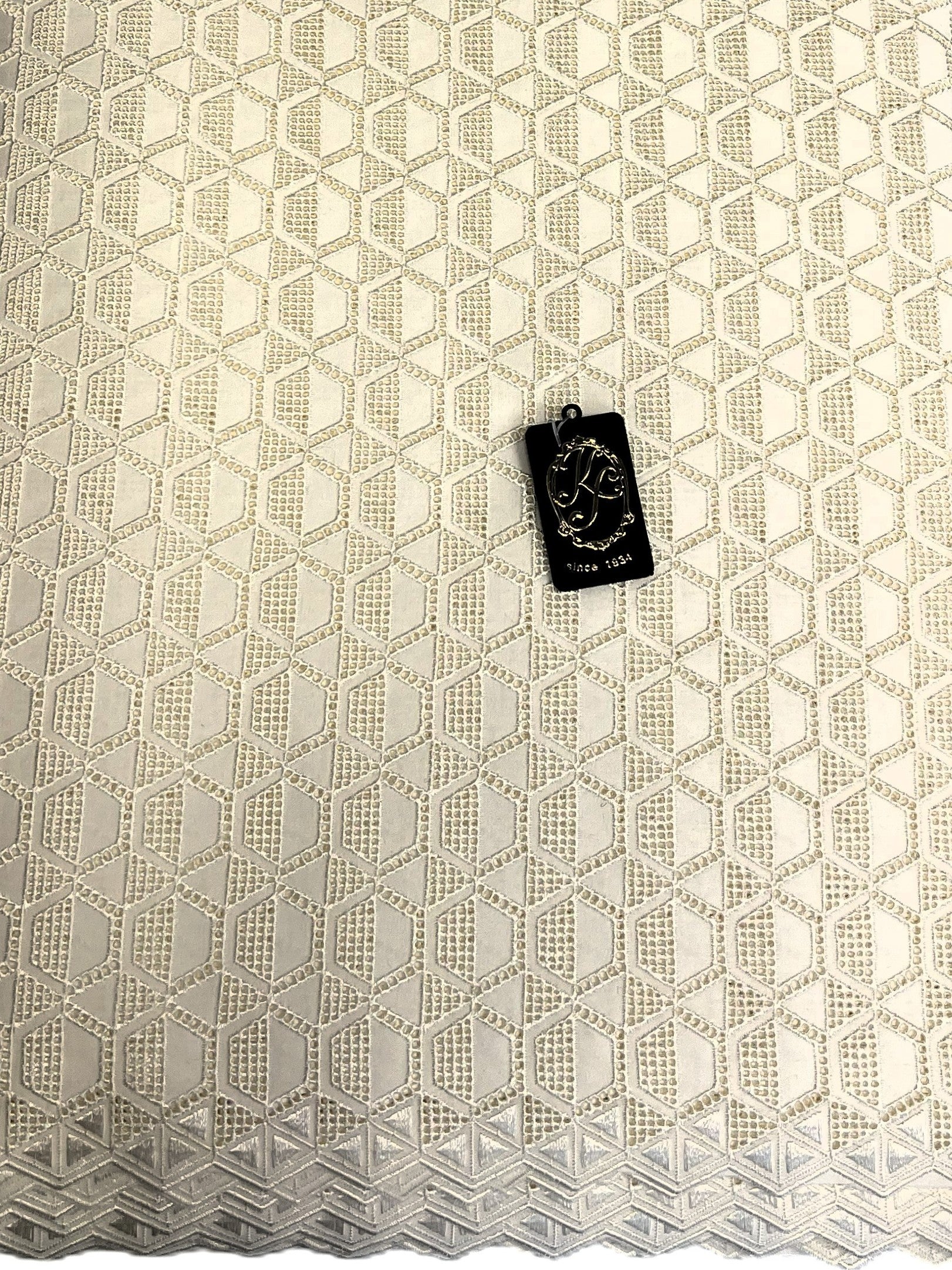 8133 Swiss Polish Cotton with Embroidery
