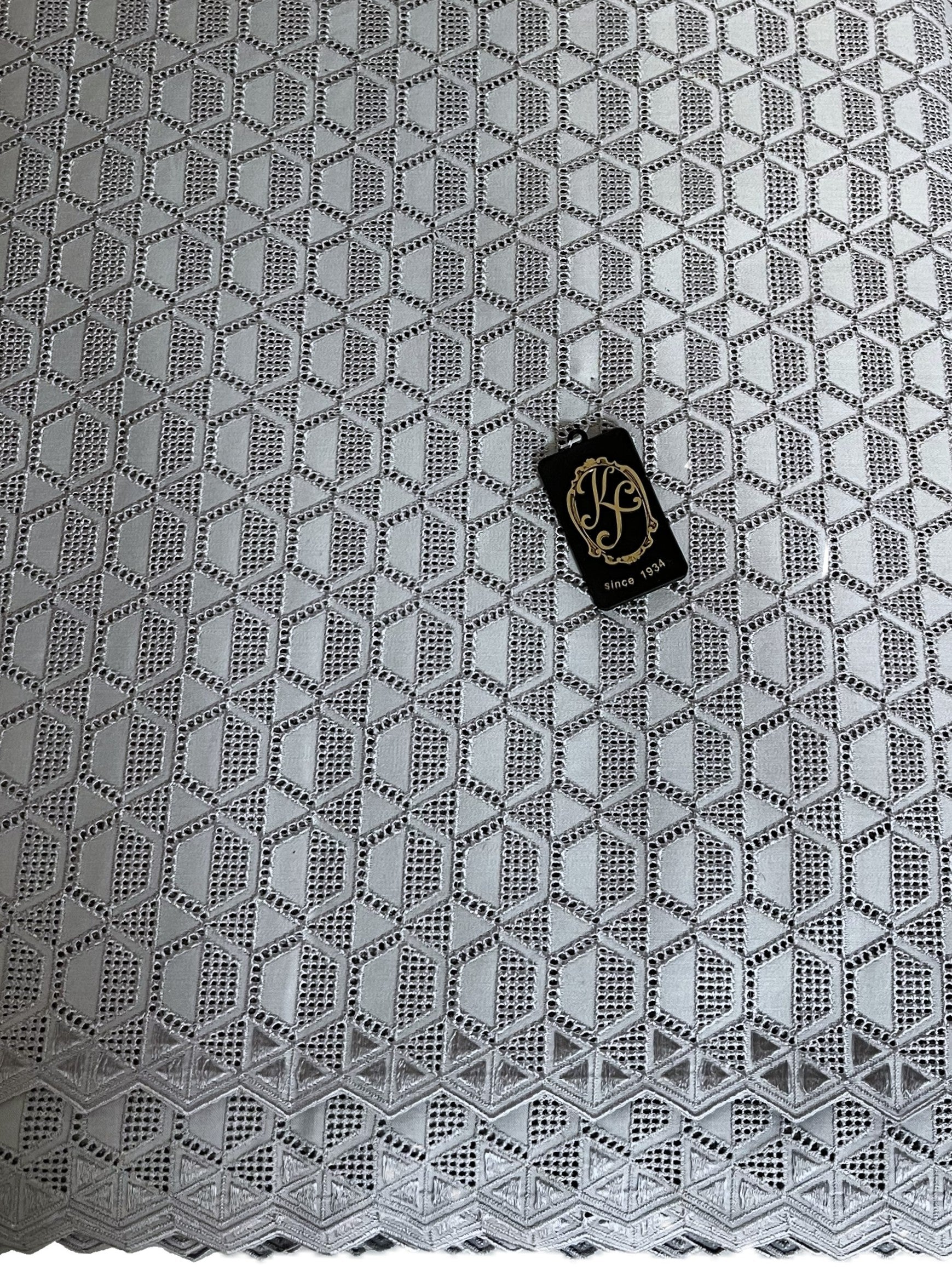 8133 Swiss Polish Cotton with Embroidery
