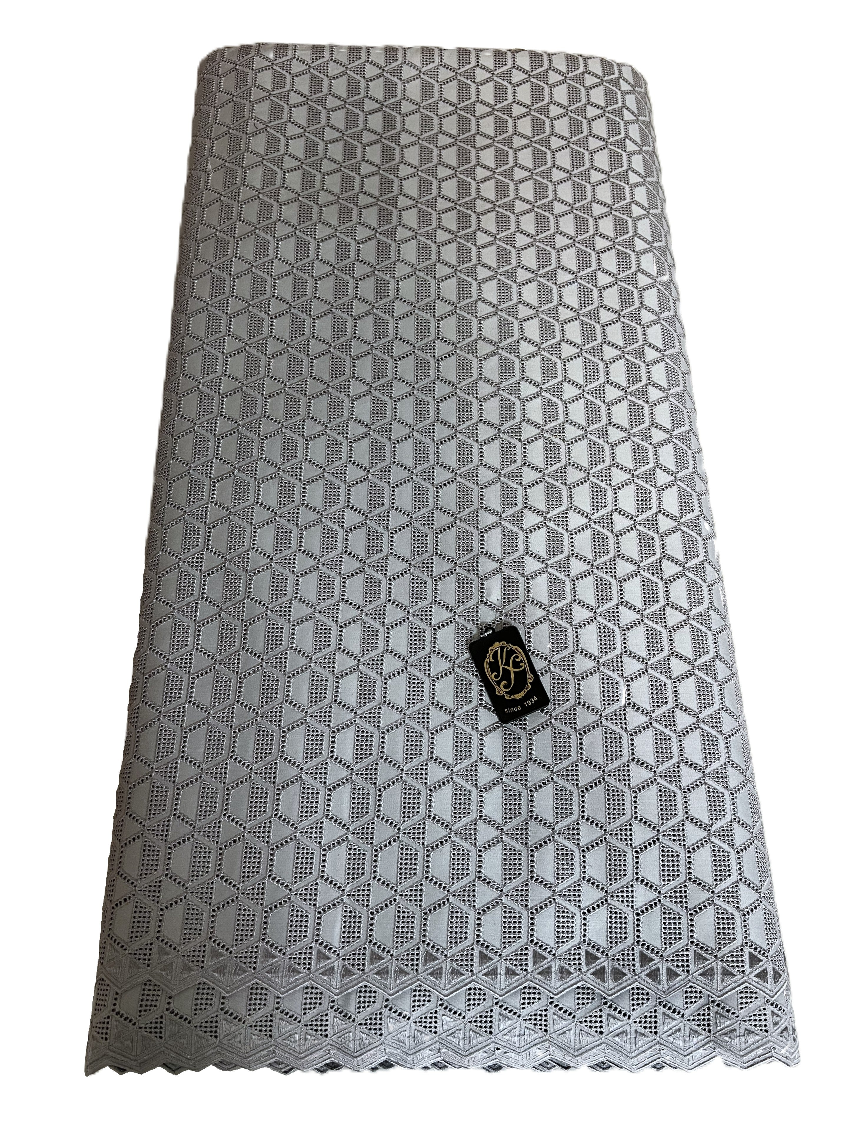 8133 Swiss Polish Cotton with Embroidery