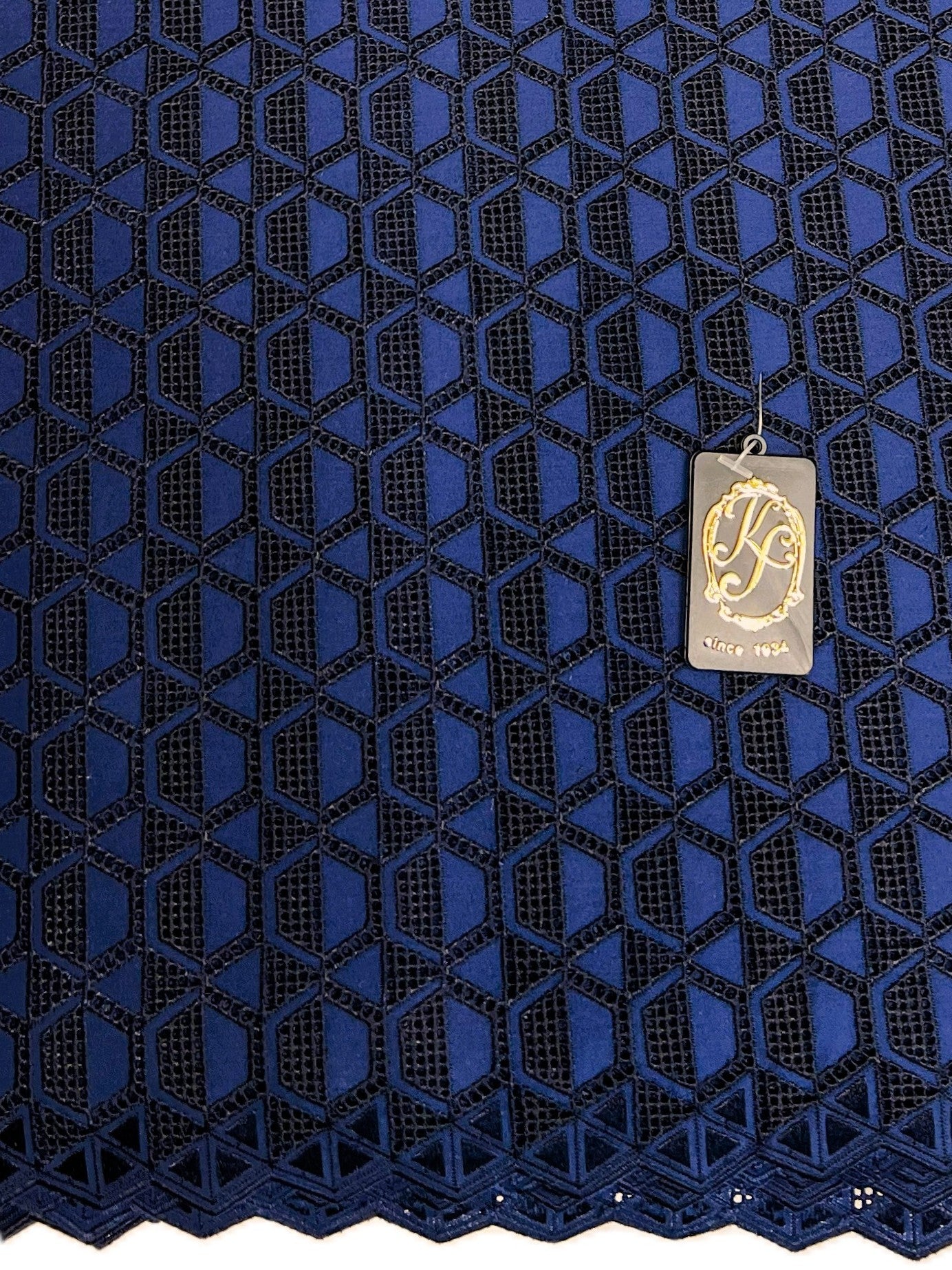 8133 Swiss Polish Cotton with Embroidery