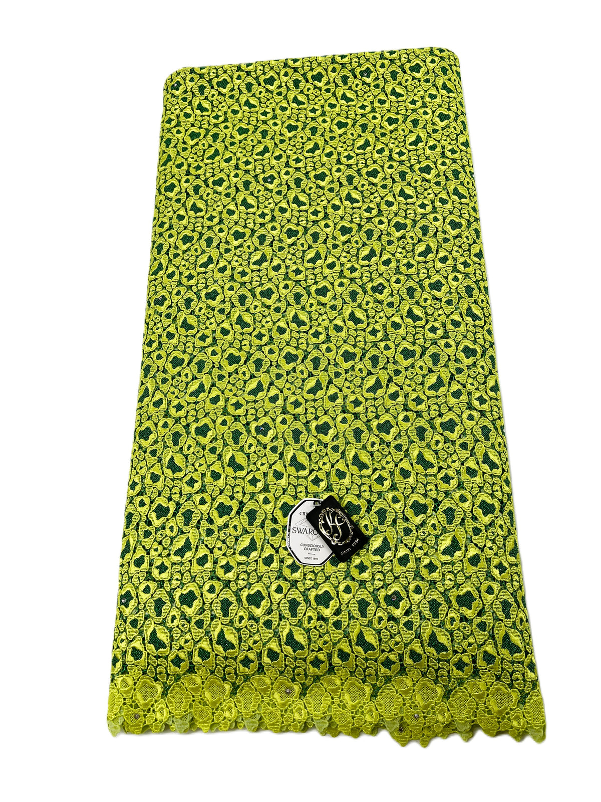 8234 Swiss Guipure Lace with Swarovski