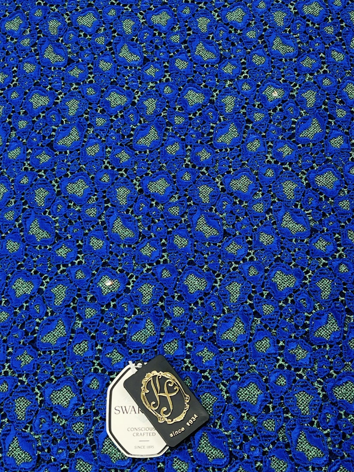 8234 Swiss Guipure Lace with Swarovski