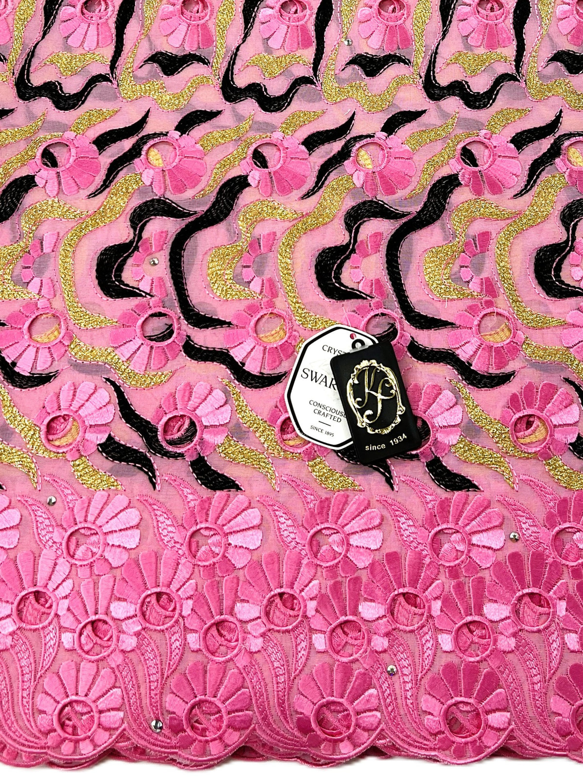 8151 Swiss Voile Allover w/Swarovski