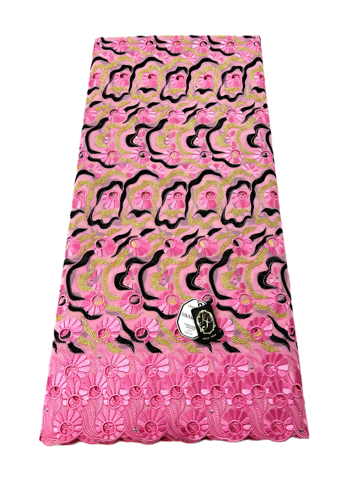 8151 Swiss Voile Allover w/Swarovski