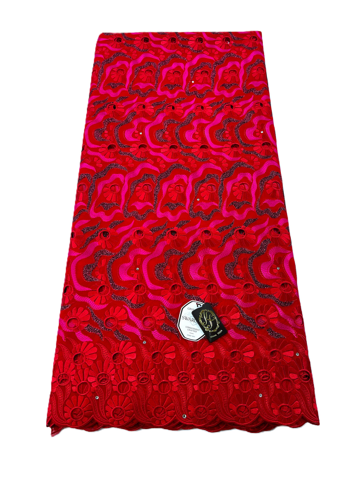 8151 Swiss Voile Allover w/Swarovski