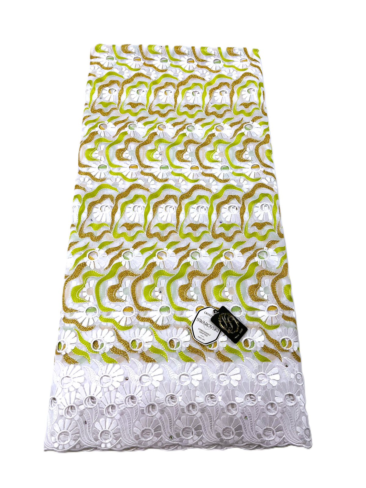 8151 Swiss Voile Allover w/Swarovski