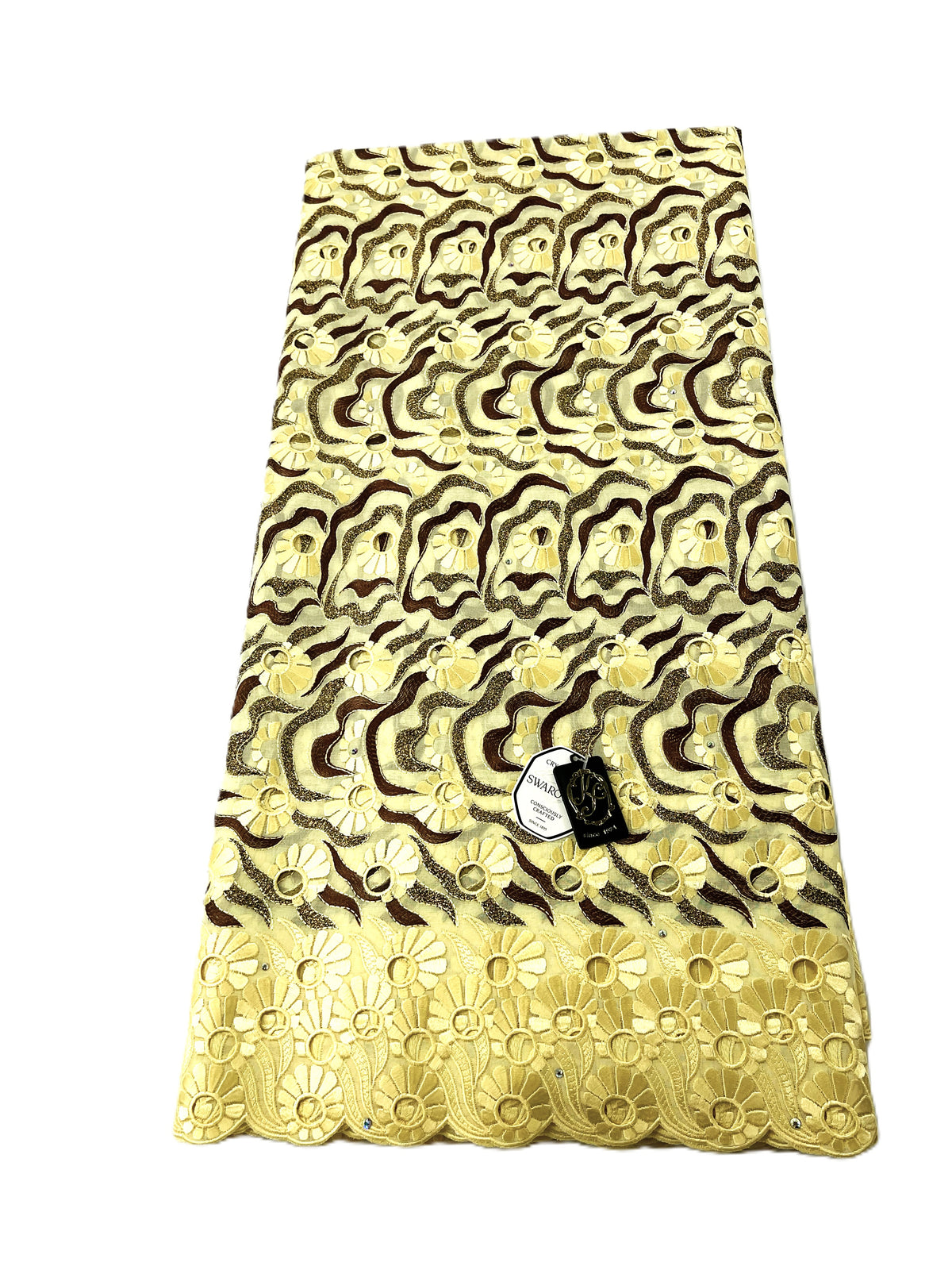 8151 Swiss Voile Allover w/Swarovski